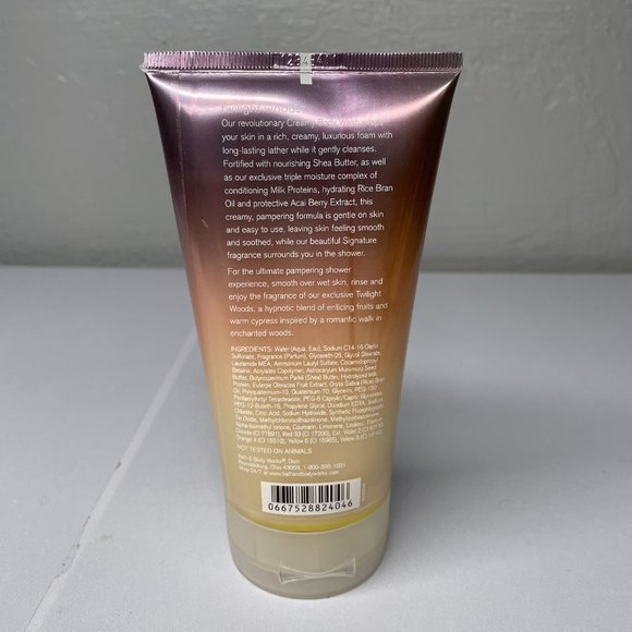 Bath & Body Works Signature Collection Twilight Woods Creamy Body Wash 8 oz Shea - Picture 4 of 6